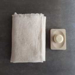 Belgian Linen Waffle Weave Towels Ivory Bath & Hand Towels & Towel Sets - thumbnail 2