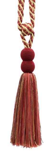 "Double Ball Head Tassel Tiebacks, 9 1/2"" - 24cm, 30" - image 1