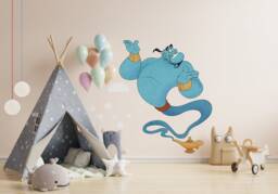 Genie Aladdin Wall Sticker Room Decorations Removable Vinyl Decal Home Decor Art Mural For Kids