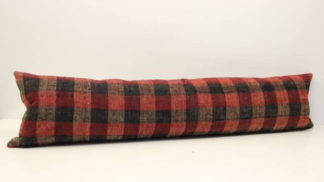 Handmade King Size Kilim Lumbar Pillow Cover 12x48 - image 1