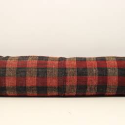 Handmade King Size Kilim Lumbar Pillow Cover 12x48 - thumbnail 2