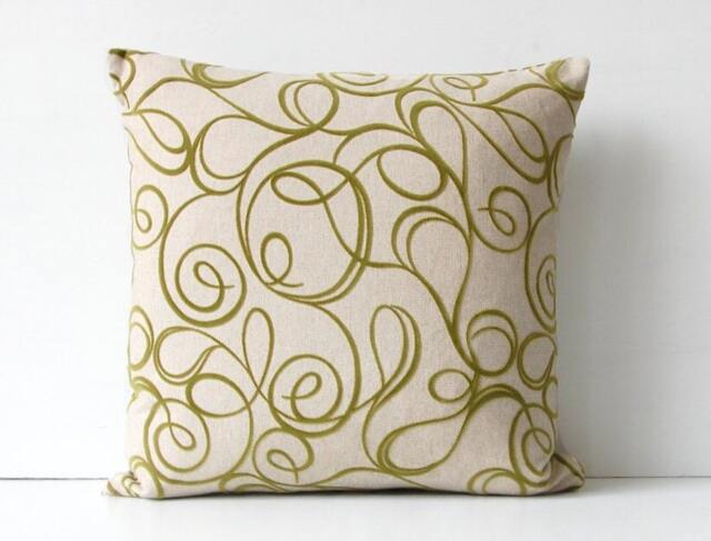 Green Velvet Swirls & Stripes - image 1