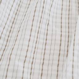 Sadie Striped Sheer Curtain, Faux Linen Custom Curtain Panel, Livingroom Extra Long 1Pc - thumbnail 2