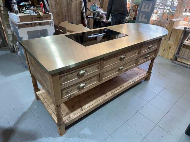 Bespoke Spindle Kitchen Island - image 1