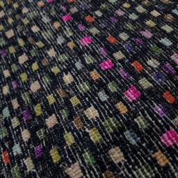 Black Afghan Gabbeh Rug, Handwoven Wool Floor Rug - 192x121 cm - thumbnail 4