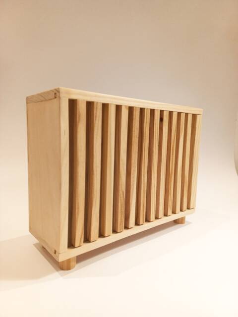Wooden Lamp, Bedside Lamps, Pine Wood Light Box, Table Light, Lights, Night Light. #pine - image 1