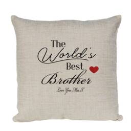 Personalised Cushion Cover, The World's Best Mum, Nan, Grandma - thumbnail 3