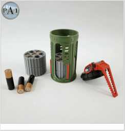 Sci-Fi Grenade - Aa Battery Holder Gamer Desk Tidy Cosplay Prop Gaming Inspired - thumbnail 1