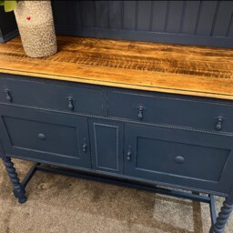 Sold Welsh Dresser - Shabby Chic, Upcycled, Distressed, Annie Sloan, Farrow & Ball, Dixie Belle, Country Living/Dining Room, Blue - thumbnail 2