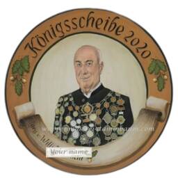 Shooting Targets Wall Art - Rustic Hunting Portrait Painting Plaque Sch??tzenscheibe - thumbnail 4
