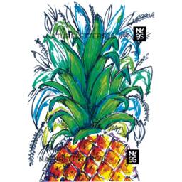 Pineapple Wall Decor, Print, Printable Art, Fruir Fruit Poster, Kitchen Art - thumbnail 3