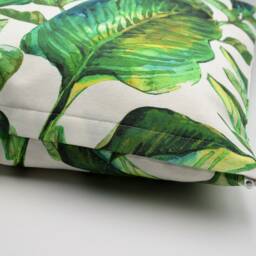 Monstera Cushion Cover, 45 X cm/18 Inches, Tropical Leaves Green Easter Gift, Christmas Gift - thumbnail 4