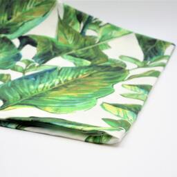 Monstera Cushion Cover, 45 X cm/18 Inches, Tropical Leaves Green Easter Gift, Christmas Gift - thumbnail 3