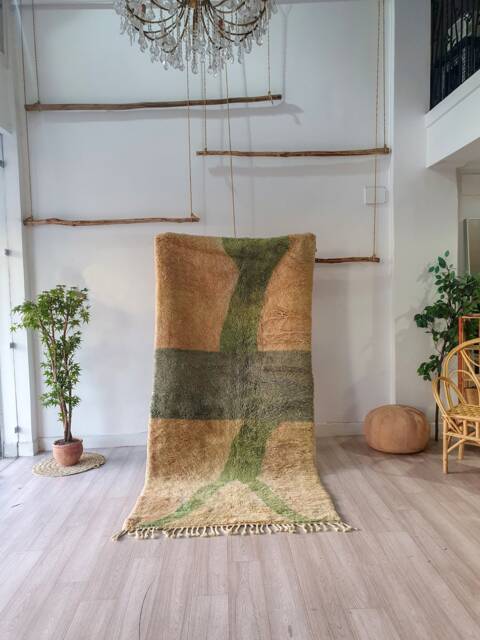 Custom Wool Rug Handmade Moroccan Mrirt Rug, Abstract Carpet - image 1