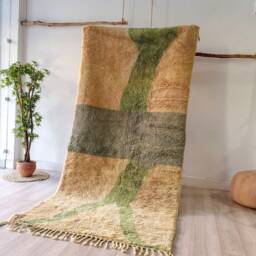 Custom Wool Rug Handmade Moroccan Mrirt Rug, Abstract Carpet - thumbnail 3