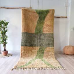 Custom Wool Rug Handmade Moroccan Mrirt Rug, Abstract Carpet - thumbnail 2