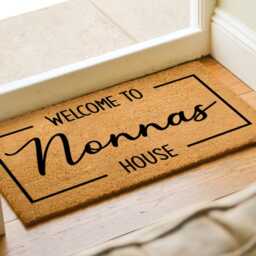 Custom Welcome Door Mat - Personalized Doormat Coir Home Decor Gifts For Her Him Family Housewarming Gift - thumbnail 2