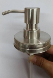 50 Packs Mason Jar Soap Dispenser-Rustproof 304 Stainless Steel Pump & Lid Diy No Jars