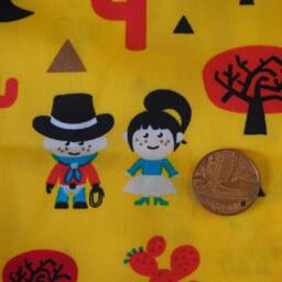 Cowboy Yellow Lampshade Kids Western Cowboys Cactus Saloon Handmade Fabric Lamp Shade Ceiling Pendant Or Table Floor Various Sizes - thumbnail 4