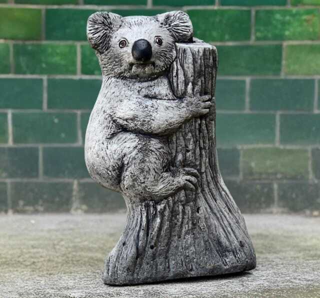 Concrete Koala Figurine Stone Statue Outdoor Animal Sculpture Cement Wildlife Decoration Garden Ornament Koala Lover Gift Yard Art - image 1