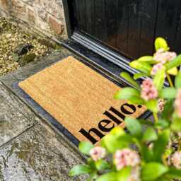 Personalized Greeting Doormat, Custom Hello Mat, Funny Home Decor, Housewarming Gift, Realtor Must-Have, Gifts For Him Or Her, Porch - thumbnail 2