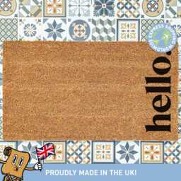Personalized Greeting Doormat, Custom Hello Mat, Funny Home Decor, Housewarming Gift, Realtor Must-Have, Gifts For Him Or Her, Porch - thumbnail 1