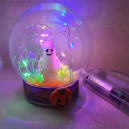 Glow in The Dark Ghost, Minifigure Decorative Mood/Night Light - thumbnail 3