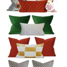 Emerald Green Velvet Pillow Cover, Designer Decorative - thumbnail 4