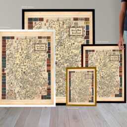 Scotland History Poster - Antique Illustrated Map Art Quality Print - thumbnail 3