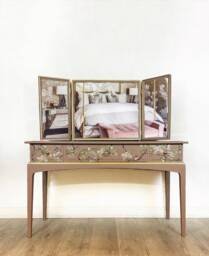 Pink & Gold Stag Dressing Table