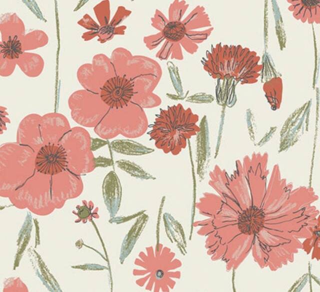 "Floral Changing Pad Cover Babiease Baby Bedding - 32/33"" X 16"" 4" - image 1