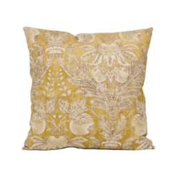Gp & J Baker - Lapura Damask Ochre Classic Indienne Floral Designer Cushion Cover Luxury Throw Pillow Handmade Home Decor - thumbnail 2