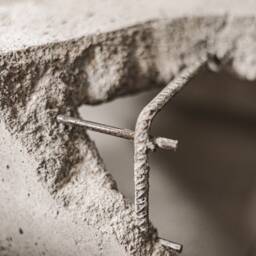 Handmade Concrete Bedside Table - Industrial Nightstand - thumbnail 2