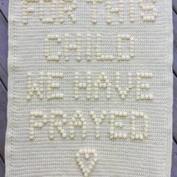 For This Child We Have Prayed Crochet Baby Blanket Pattern - thumbnail 2