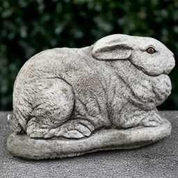Stone Bunny Sculpture Concrete Rabbit Statue Outdoor Svg Ornament Garden Peter Decor Bunny Lover Gift Yard Art Home Figurine - thumbnail 4
