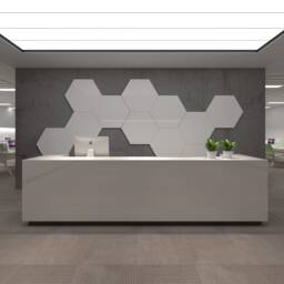 Aluminium Composite Panels, Hexagons, Honeycomb, Wall Decor - Skuhexacp