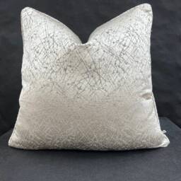 Casamance Pleiade Luxury Designer Grey Taupe Fleck Fabric Cushion Pillow Cover - thumbnail 1