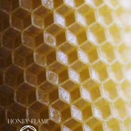 3 Extra Long Beeswax Candles, 40cm, Eco-Friendly - thumbnail 3