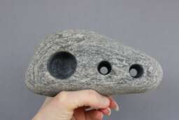 Electric Toothbrush & Toothpaste Holder - Sea Stone Bathroom Accessories Rock Stand - thumbnail 1