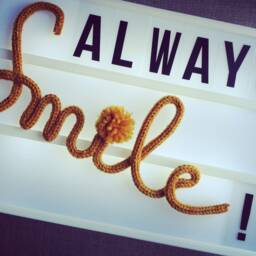 Personalized & Unique Wall Decoration Word Of Your Choice in Original Knitted Wire - thumbnail 3