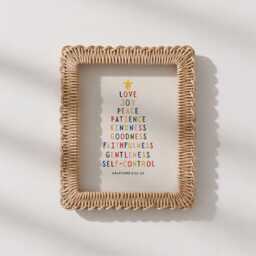 Fruit Of The Spirit Wall Art, Christian Christmas Home Decor, Bible Verse Print - 210 - thumbnail 1