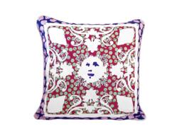 Peekaboo Pillow - Purple/Magenta/Green - thumbnail 1