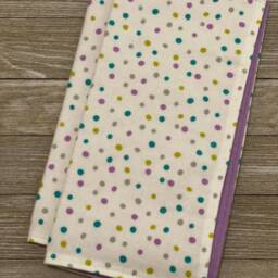 Organic Confetti Lovey Blanket - Baby Security Snuggle Gift - thumbnail 3