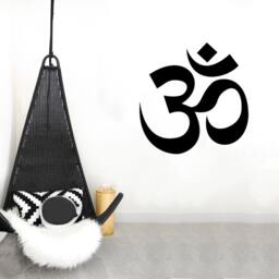 Om Wall Decal Hindu Mantra Aum Symbol - Yoga Meditation - thumbnail 3