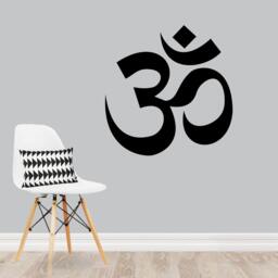 Om Wall Decal Hindu Mantra Aum Symbol - Yoga Meditation - thumbnail 2