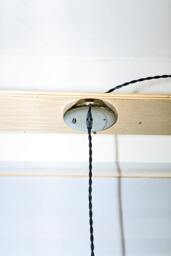 Modern Chrome Cone Shade Pendant Light - Also Available in Brass & Antique Shades - thumbnail 3