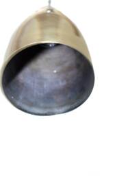 Modern Chrome Cone Shade Pendant Light - Also Available in Brass & Antique Shades - thumbnail 2