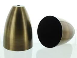 Modern Chrome Cone Shade Pendant Light - Also Available in Brass & Antique Shades - thumbnail 4