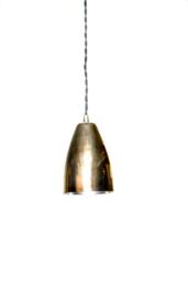 Modern Chrome Cone Shade Pendant Light - Also Available in Brass & Antique Shades