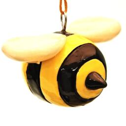 Grumpy Bumble Bee Christmas Ornament - thumbnail 2